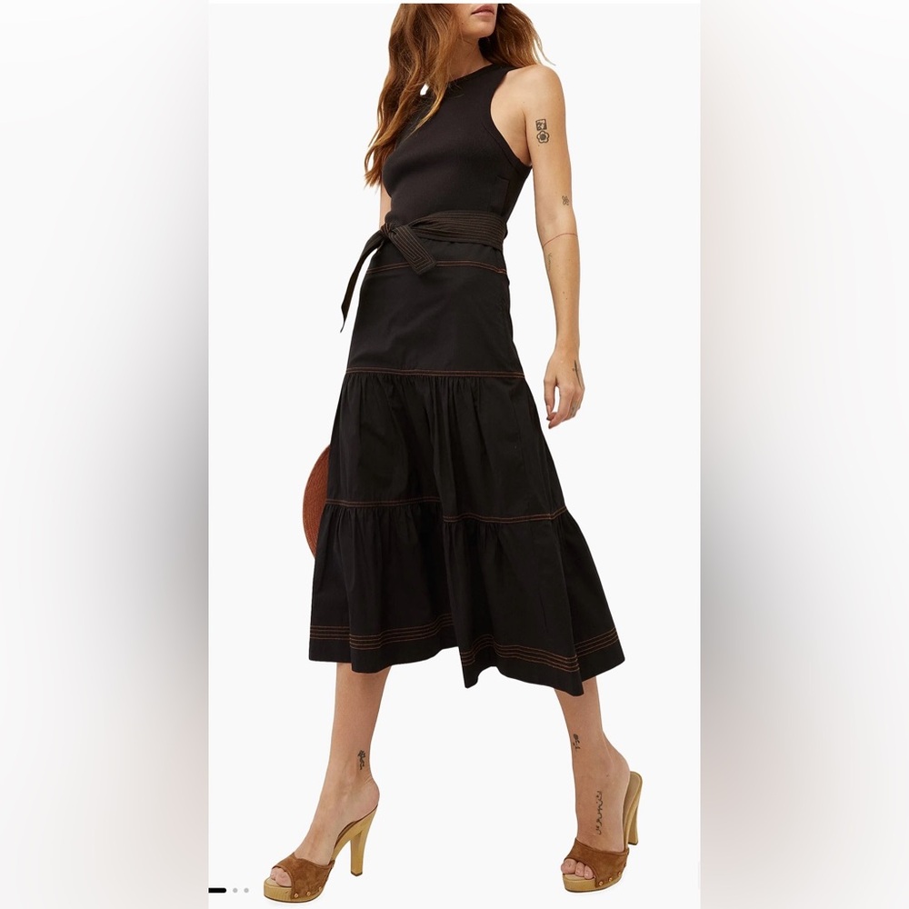 Veronica Beard Jeans Black Sleeveless Dress